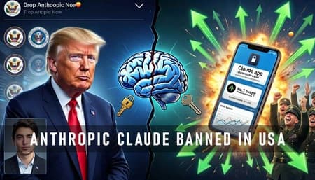 Trump vs Anthropic: Ethical AI Clash Graphic