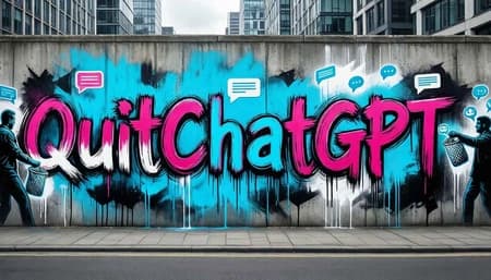 QuitChatGPT – Street Art Mural