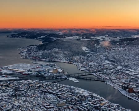 Drammen from Spiralen